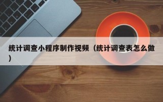 改则统计调查小程序制作视频（统计调查表怎么做）